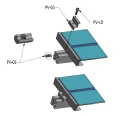 Morsetto laterale H30 nero anodizzato – morsetto terminale PV L50 PV-03-02 (4)