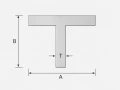 Profilo a T in alluminio 30×30×3 mm – profilo T EN AW-6060 lunghezza 2000 mm 001-868 (2)