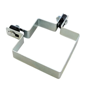Staffa angolare per pannelli di recinzione 100x100 mm zincata