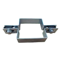 Collare per pannelli di recinzione quadrato intermedio 100×100 mm zincato 001-617 (3)