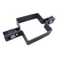Morsetto per recinzione a pannelli intermedio 80×80 mm grafite RAL 7016 – set completo 001-611 (1)