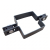 Morsetto per recinzione a pannelli intermedio 80×80 mm grafite RAL 7016 – set completo 001-611 (1)