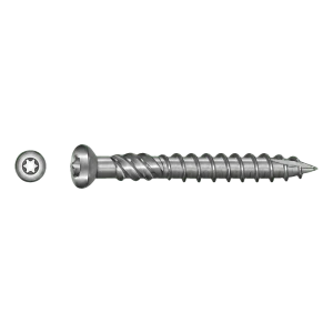 Vite per terrazze TOBSTEEL Quadra-Speed ART. 9001 A2 5,0×40 mm TX25