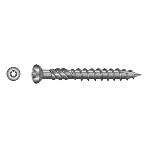 TOBSTEEL Vite per terrazze Quadra-Speed ART. 9001 A2 – 5,0 x 50 mm TX25