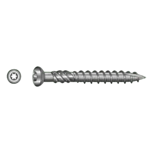 TOBSTEEL Vite per terrazze Quadra-Speed ART. 9001 acciaio inox C1 5,0 x 40 mm TX25