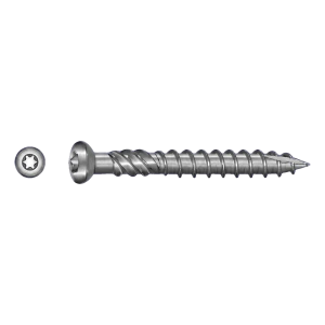 TOBSTEEL vite per terrazze Quadra-Speed ART. 9001 acciaio inox C1 – 5,0 x 50 mm TX25