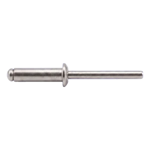 Rivetto cieco a strappo aperto A2/A2 con testa piatta 5,0×10 mm ISO 15983 – confezione da 500 pz.