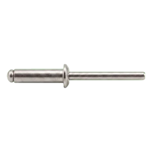Rivetto cieco aperto A2/A2 a testa piatta 5,0×16 mm ISO 15983 – confezione da 500 pz.