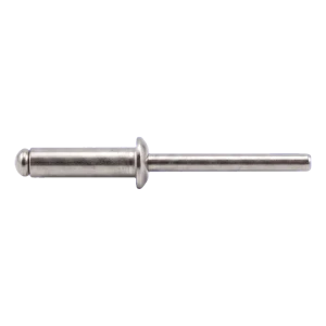 Rivetto cieco aperto A2/A2 a testa piana 6,0×10 mm ISO 15983 – confezione da 250 pz.