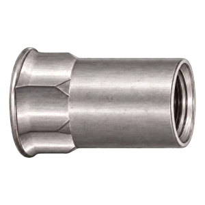 Dado a rivettare in acciaio inox A4 M8×17 mm – testa svasata piccola, gambo semi-esagonale – confezione da 250 pz.