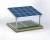 Parcheggio fotovoltaico per 2 Veicoli L 5,7m x 5,2m Carport GPV-101-14 (3)