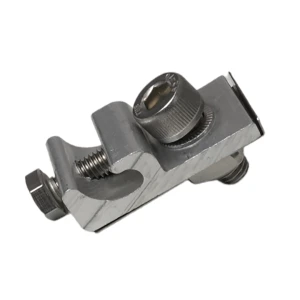Morsetto di messa a terra per cavi 16mm² alluminio anodizzato A2