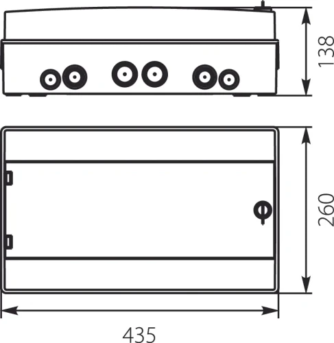 Scatola di distribuzione ermetica RH-18 GPV-401-01 (1)