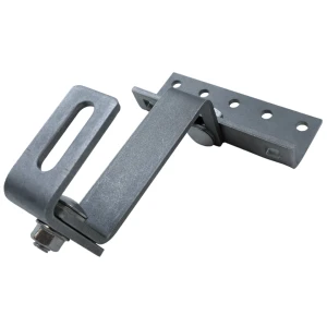 Gancio per tetto Vario Classe 5-5-5 - Regolabile 3x Acciaio Inox 1.4016 - 120 mm