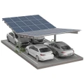 Parcheggio fotovoltaico per 4 Veicoli T 11,4m x 5,2m Carport GPV-101-13