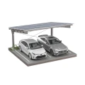 Parcheggio fotovoltaico per 2 Veicoli L 5,7m x 5,2m Carport GPV-101-14