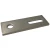 Adattatore di fissaggio M12 110x40x5 materiale 1.4301 PV-07-06