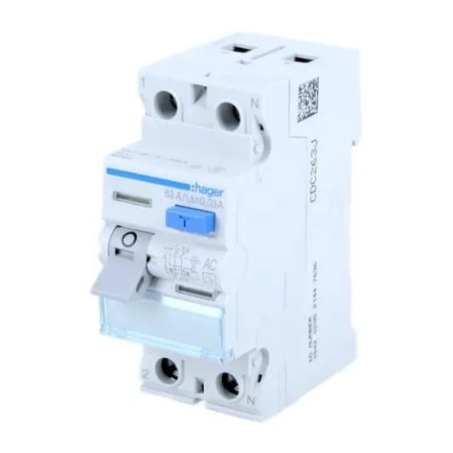 Interruttore differenziale RCCB 40A 2P 30mA tipo AC CDC240J HAGER GPV-401-32
