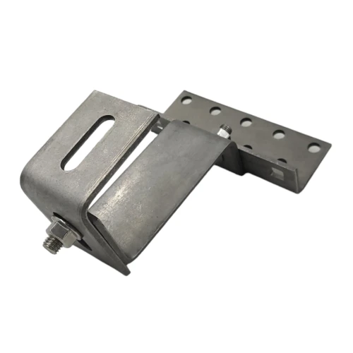 Staffa T 120 mm (4-4-4) larghezza 50 grado 1.4016 regolabile VARIO PV-08-41