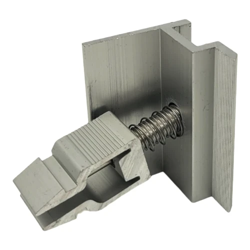 Morsetto terminale H30 KLIK verniciatura argento L50 (tipo 2) PV-03-27 (2)