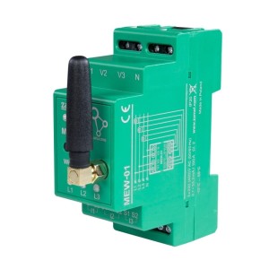 Monitor di Energia WiFi Trifase 3F+N Zamel Contatore Bidirezionale per Fotovoltaico