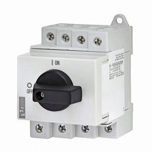 Interruttore a camme ETI PV-DC 4 poli 25A 1000V DC IP40