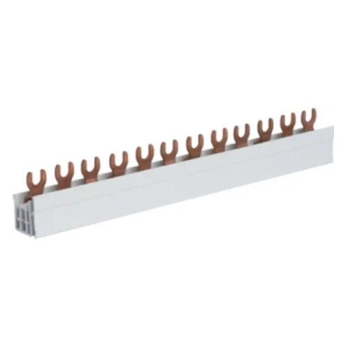 Barra di distribuzione 3 poli 12 moduli 10mm² KDN363A, tipo a forcella Hager GPV-401-60