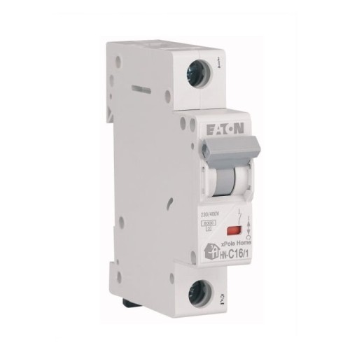 Interruttore automatico C 16A 1P 6kA HN-C16/1 xPole Home 194831 EATON GPV-401-115
