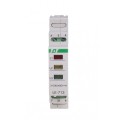 Lampada di segnalazione di controllo 3×230V+N 3xLED verde LK-713 G F&F FILIPOWSKI GPV-401-121