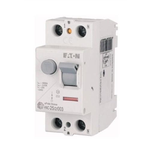 Interruttore differenziale 2P 40A 6kA 30mA tipo AC HNC-40/2/003 xPole Home 194691 EATON GPV-401-124
