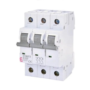 Interruttore automatico B 25A 3P 6kA ETIMAT6 002115518 ETI