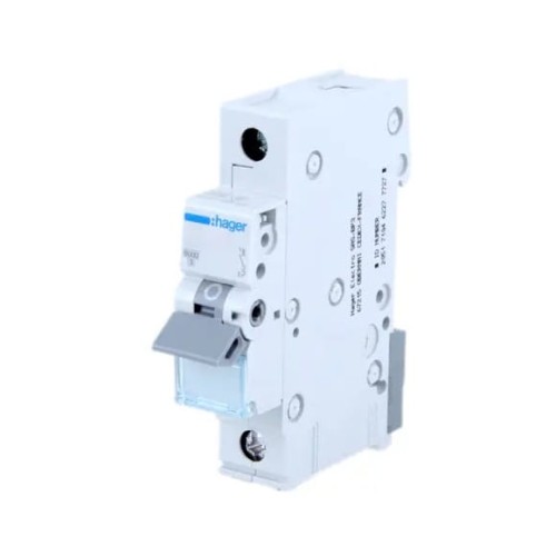 Interruttore automatico B 25A 1P 6kA MBN125E HAGER GPV-401-127