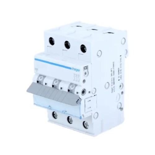 Interruttore automatico C 40A 3P 6kA MCN340E HAGER GPV-401-128