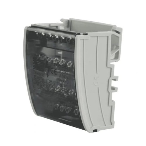 Blocco di distribuzione 4-poli 100A 500V 7-morsetti TH35 E.4076 PAWBOL GPV-401-134