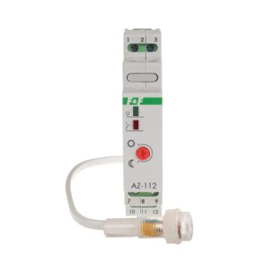Interruttore crepuscolare 16A 230V 2-1000 lux IP20/65 DIN AZ-112 F&F FILIPOWSKI