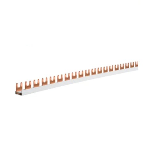 Barra di distribuzione 1-polo 57 moduli 10mm², tipo a forcella KDN163B Hager GPV-401-180