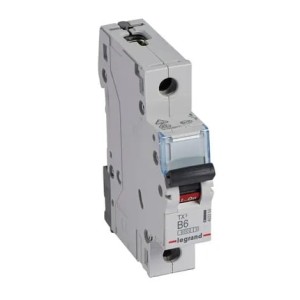 Legrand Interruttore magnetotermico B 6A 1P 6kA S 301 TX3