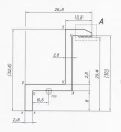 Morsetto terminale H30 Alluminio 6060 Foro M8 verniciato PV-03-30 (2)