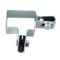 Morsetto angolare per pannelli di recinzione 40x60 mm zincato