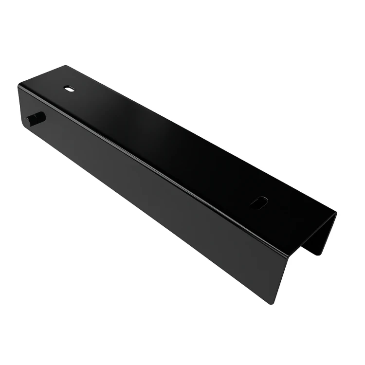 Profilo a U connettore supporto per zoccolatura 250x50 Nero GPV-700-37