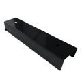 Profilo a U connettore supporto per zoccolatura 250x55 Nero GPV-700-42