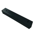 Profilo a C di collegamento per muretto 300x55 nero GPV-700-47