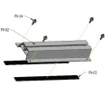 Ponte trapezoidale 60 cm H-40 in EPDM per tetti in lamiera grecata PV-02-03-03 (5)
