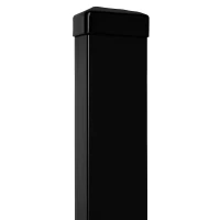 Palo per recinzione 60x40x1,2 mm, lunghezza 2,4 m, nero