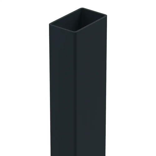 Palo per recinzione 60x40x1,2 mm, lunghezza 2,4 m, RAL 9005 GPV-700-72 (2)