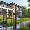 Palo per recinzione 60x40x1,2 mm, lunghezza 2,4 m, RAL 9005 GPV-700-72 (5)