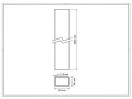 Palo per recinzione 60x40x1,2 mm, lunghezza 2,4 m, zincato GPV-700-70 (3)