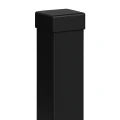 Palo per recinzione 80x80x2 mm, lunghezza 2,4 m, nero GPV-700-74 (1)