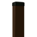 Palo per recinzione 60x40x1,2 mm, lunghezza 2,4 m, marrone GPV-700-68 (1)