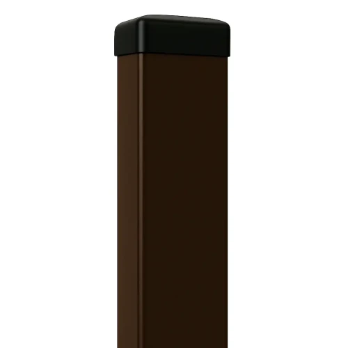 Palo per recinzione 60x40x1,2 mm, lunghezza 2,4 m, marrone GPV-700-68 (1)